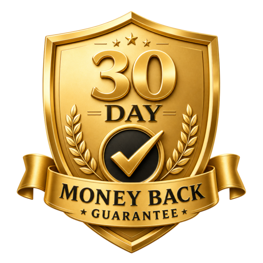 30 Day Money Back Guarantee